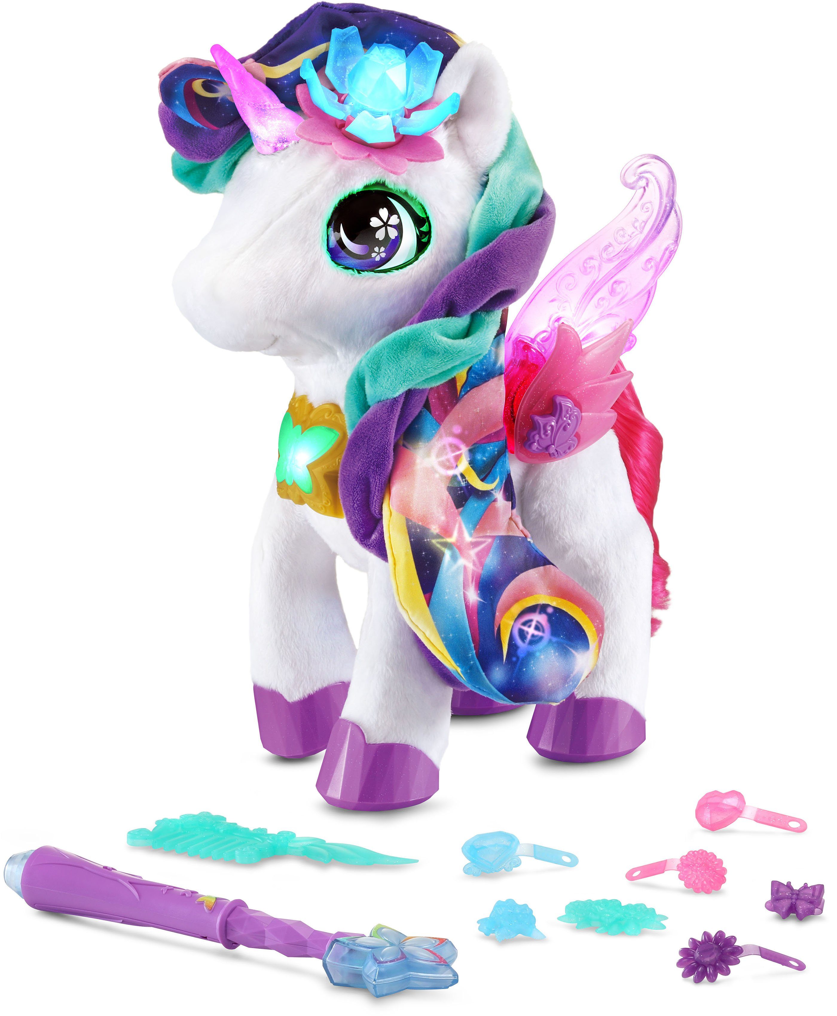 Vtech® Plüschfigur KidiFriends, Styla, mein Blumenzauber-Einhorn, günstig online kaufen