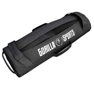 GORILLA SPORTS Gewichtssack Power Bag - 20 kg / 30 kg, mit 6 Griffen - Sandsack, Sandbag, Gewichte