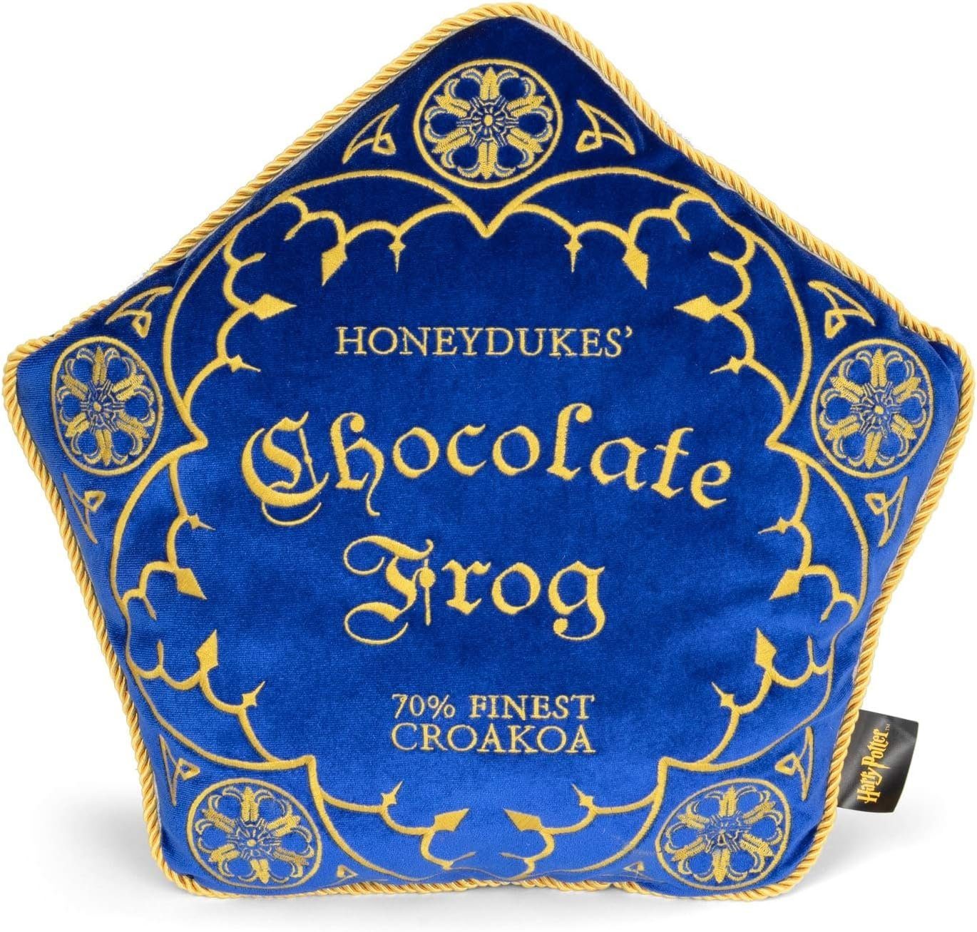 Honeydukes Merchandise-Figur und Kissen, Collection Plüschtier Harry Noble offiziell Schokoladenfrosch lizensiertes Potter Merchandise The