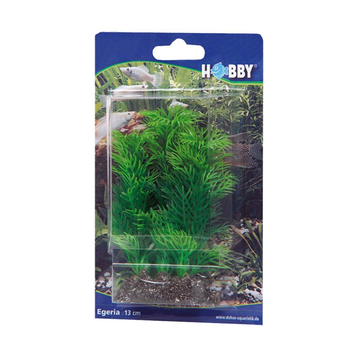Aquariendeko Egeria, 13 cm künstliche Aquariumpflanze