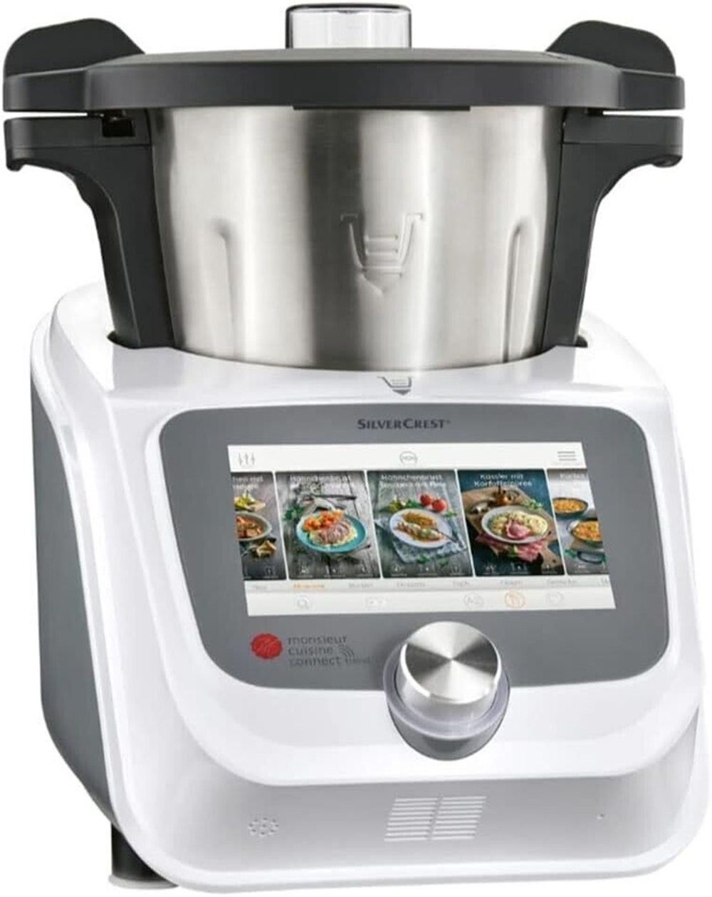 SilverCrest Küchenmaschine, SILVERCREST Monsieur Cuisine connect trend »SKMC 1200 F6« 800W