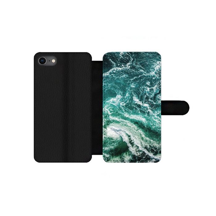 MuchoWow Handyhülle Ozean - Wasser - Meer - Luxus - Grün - Türkis Handyhülle Telefonhülle Apple iPhone 8