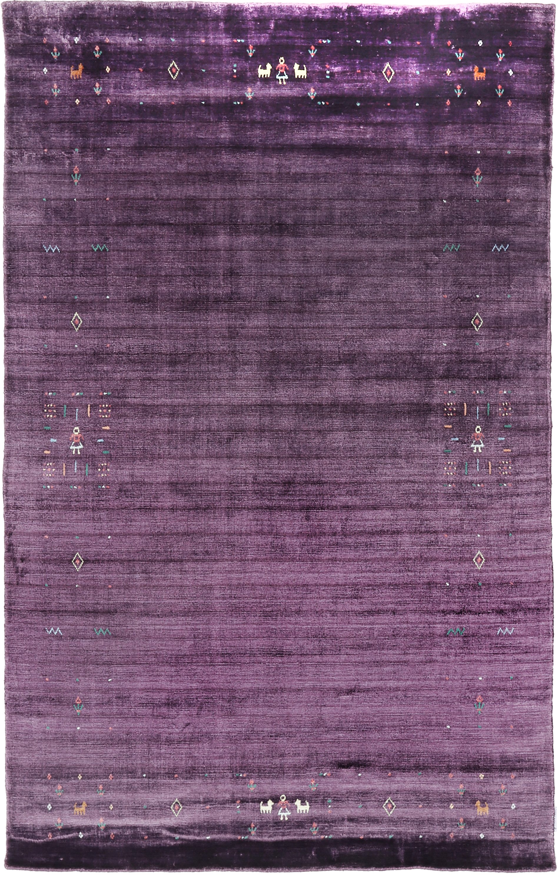 Carpet Avenue Teppich Gabbeh loom Mara 245x180, Rechteck, Höhe: 14 mm