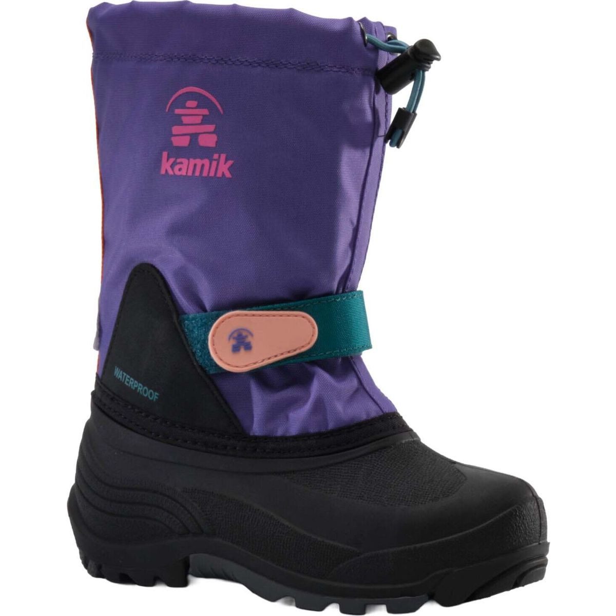 Kamik Waterbug 5 - Youth Winterstiefel Wasserdichte Kinderstiefel mit recyceltem Innenschuh für warme