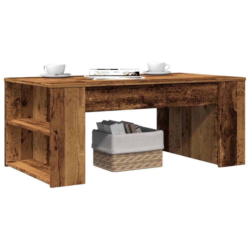 vidaXL Couchtisch Couchtisch Altholz-Optik 102x55x42 cm Holzwerkstoff (1-St)