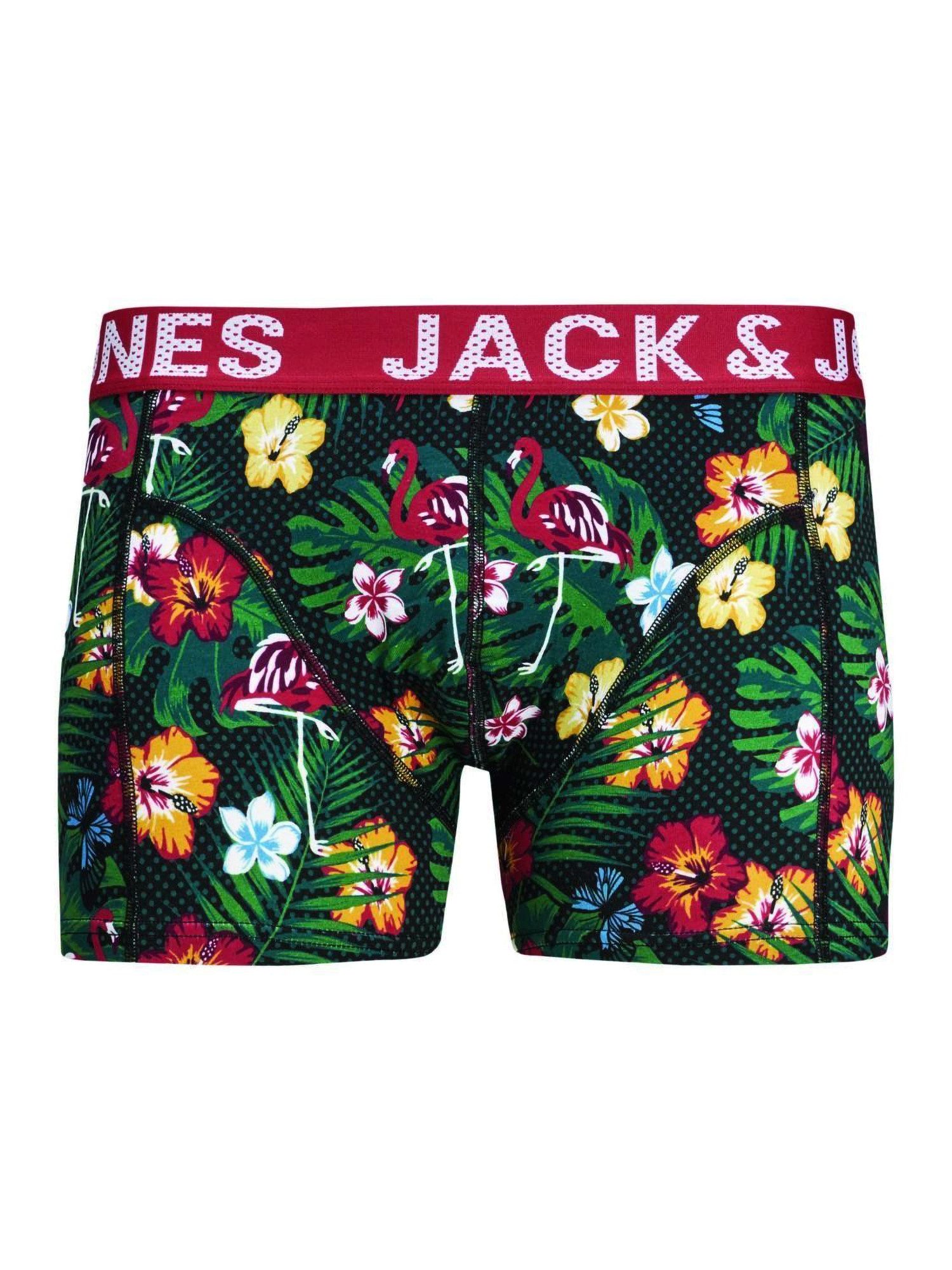 Jack & Jones Boxershorts Jacvel (5-St., 5er Pack) gute Passform durch elastische Baumwollqualität