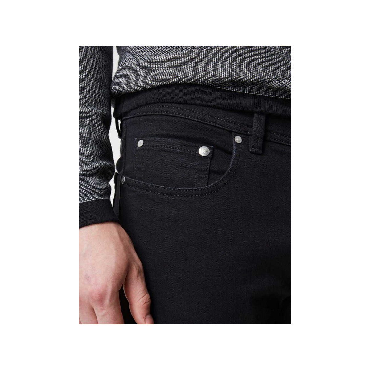 regular Pierre Cardin Straight-Jeans (1-tlg) schwarz