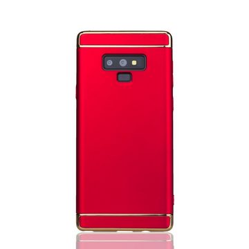 König Design Handyhülle Samsung Galaxy Note 9, Samsung Galaxy Note 9 Handyhülle Backcover Rot