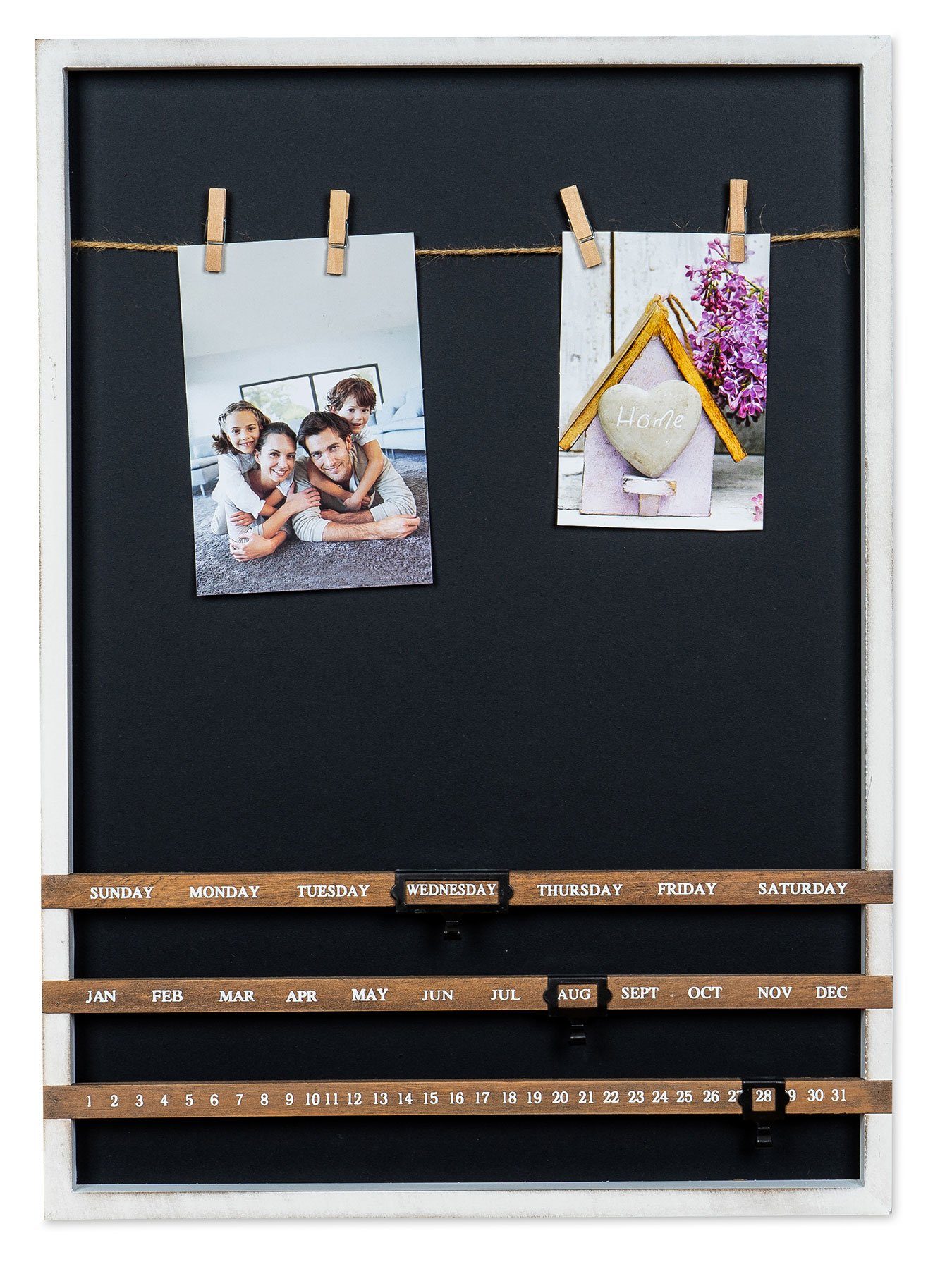 Levandeo® Bilderrahmen Collage, Bilderrahmen Kalender Fotos Klammern Holz  Collage Fotorahmen Wanddeko online kaufen | OTTO