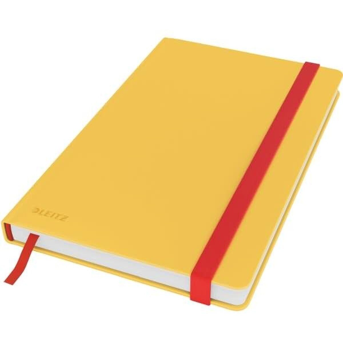LEITZ Notizbuch Notizbuch Cosy A5 fester Einband liniert gelb