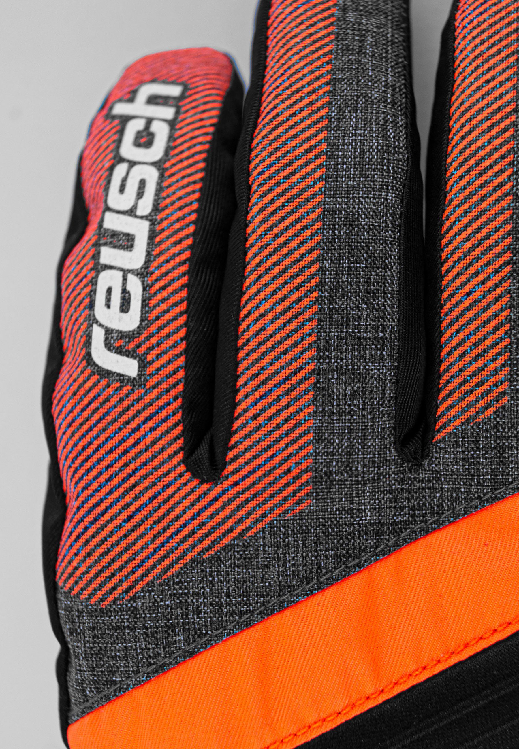 Reusch Skihandschuhe R-TEX in XT Duke grau-schwarz Design Junior sportlichem