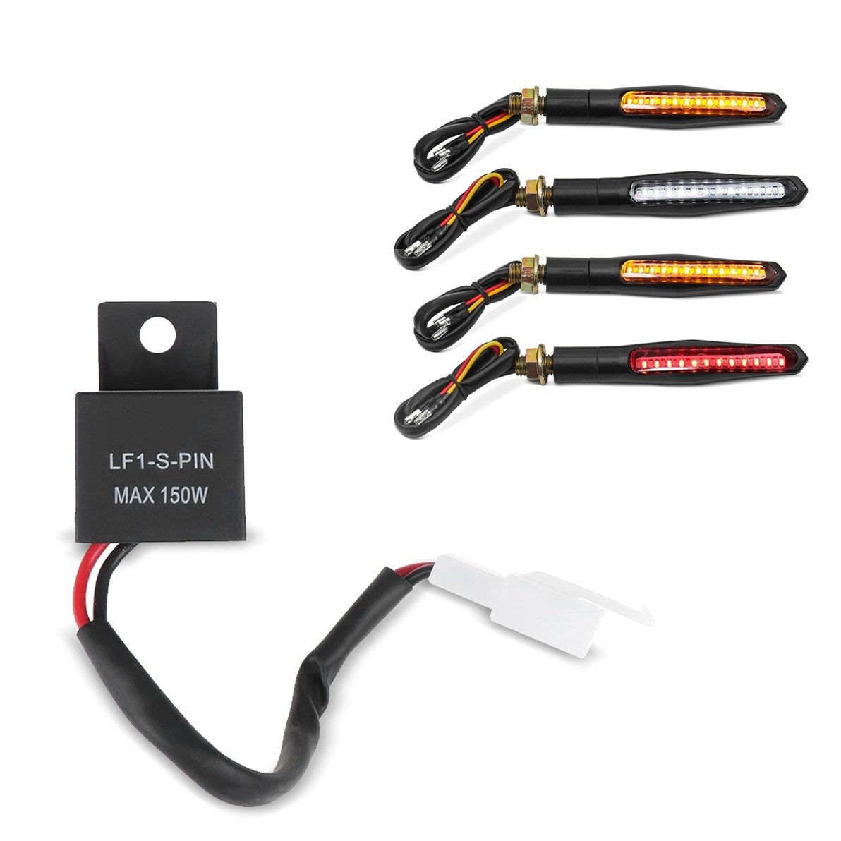 Halter 12V 2 PIN Blinker Relais passend für Yamaha Tenere 700 / TDM 900 / TDM