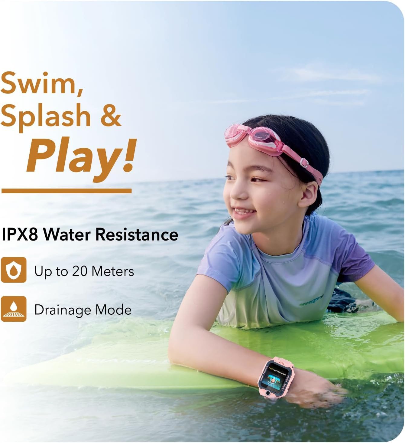 imoo Z7 Smartwatch (3,9 cm, sim karte), Kinder Smartwatch mit Videoanruf, GPS-Ortung, Fitness