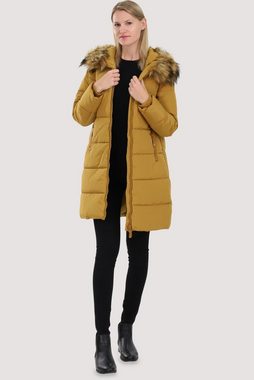 malito more than fashion Steppjacke AY132 gefütterte Winterjacke mit Kunstfell Kapuze