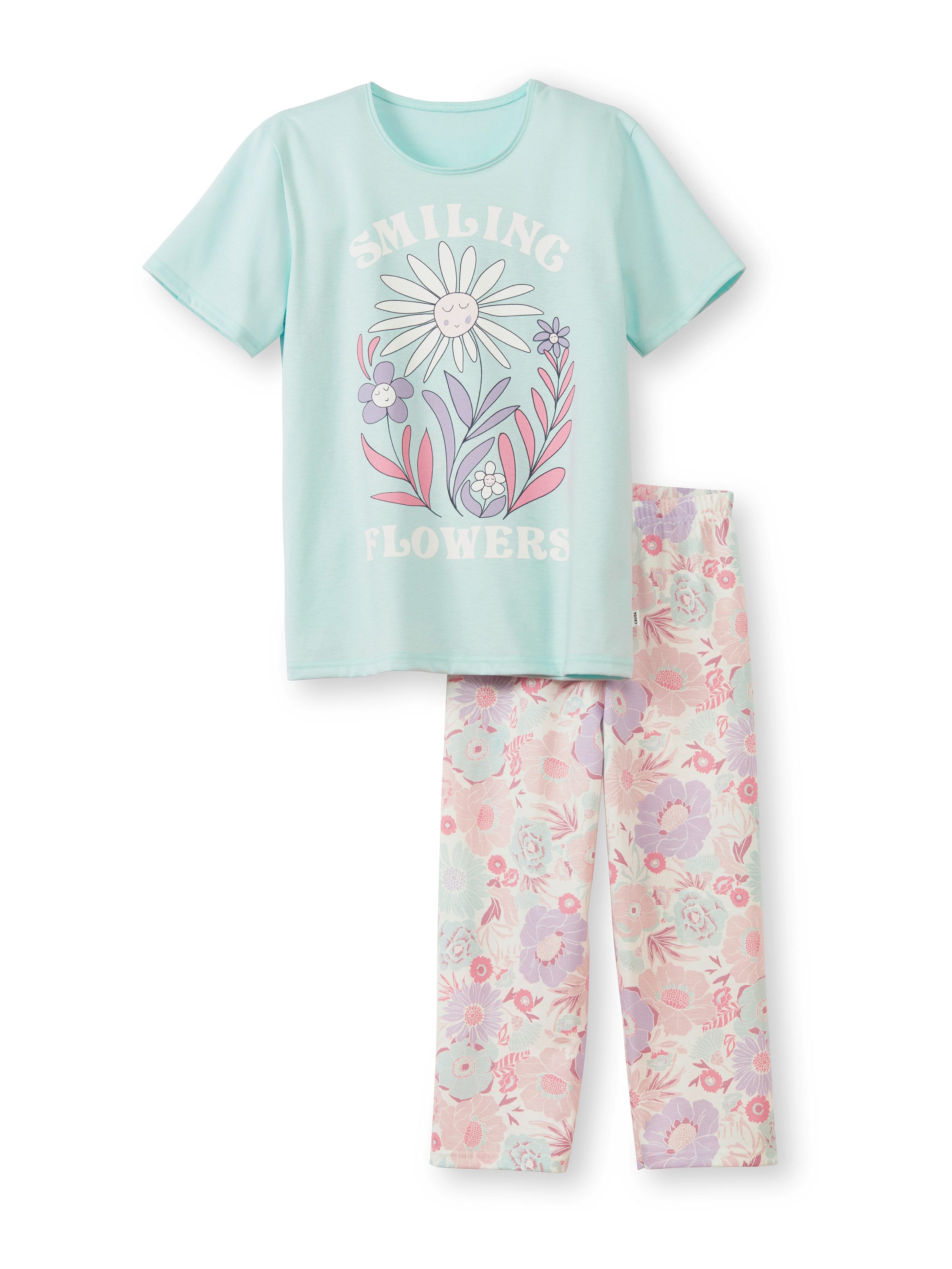 CALIDA Capri-Pyjama Flowers Kinder (2 tlg)