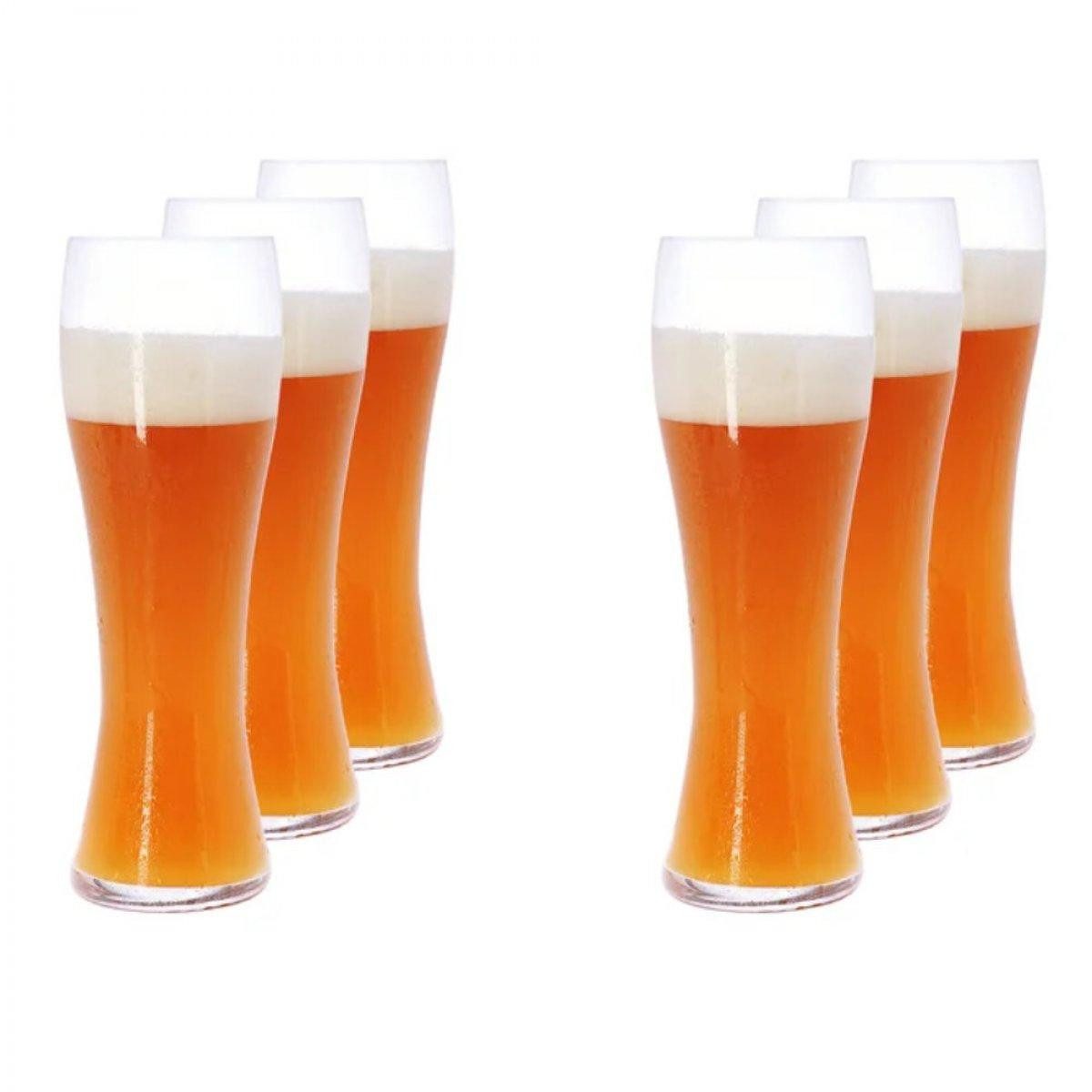 SPIEGELAU Bierglas Hefeweizengläser Beer Classic (6-teilig)