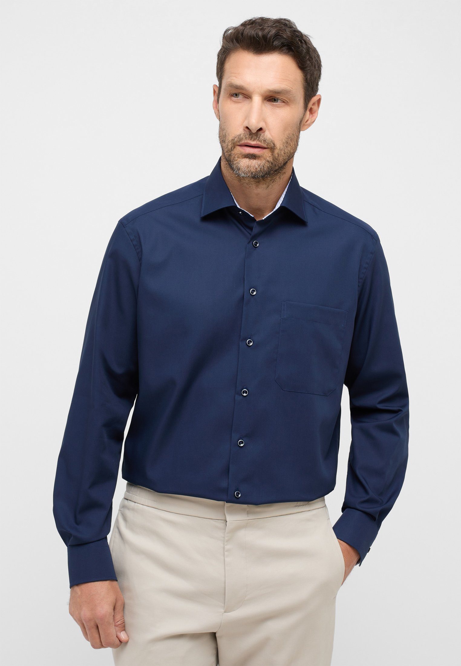 Eterna Langarmhemd COMFORT FIT NON IRON günstig online kaufen