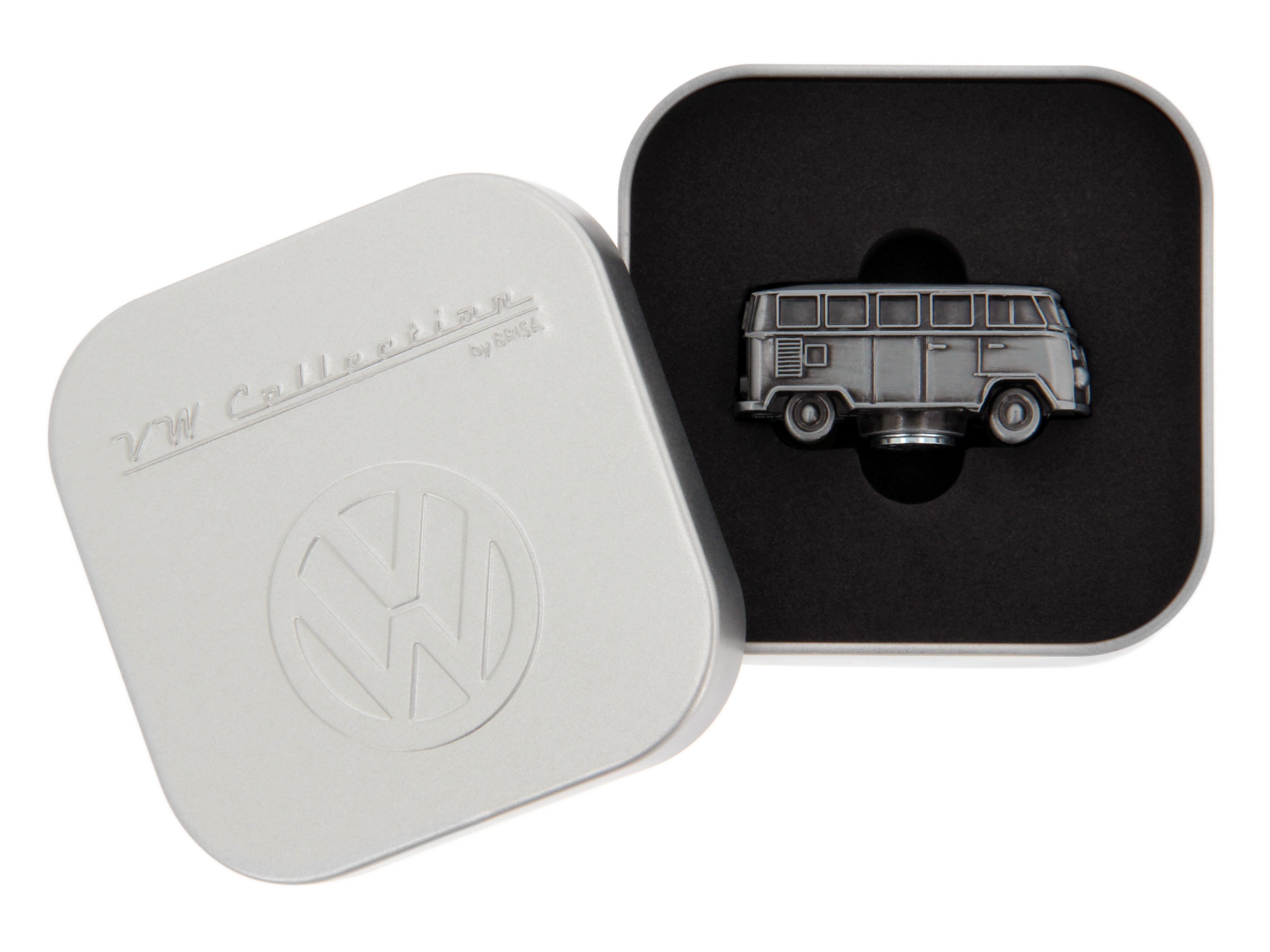 VW Collection by BRISA Magnet Volkswagen Kühlschrankmagnet im T1 Bulli Bus 3D Design (1-St), Pinnwandmagnete mit Emaille Beschichtung
