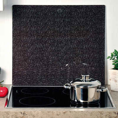 KESPER for kitchen & home Schneide- und Abdeckplatte Granit, ESG-Sicherheitsglas, (1 tlg), praktisch unzerbrechlich mit Schiefer-Dekor