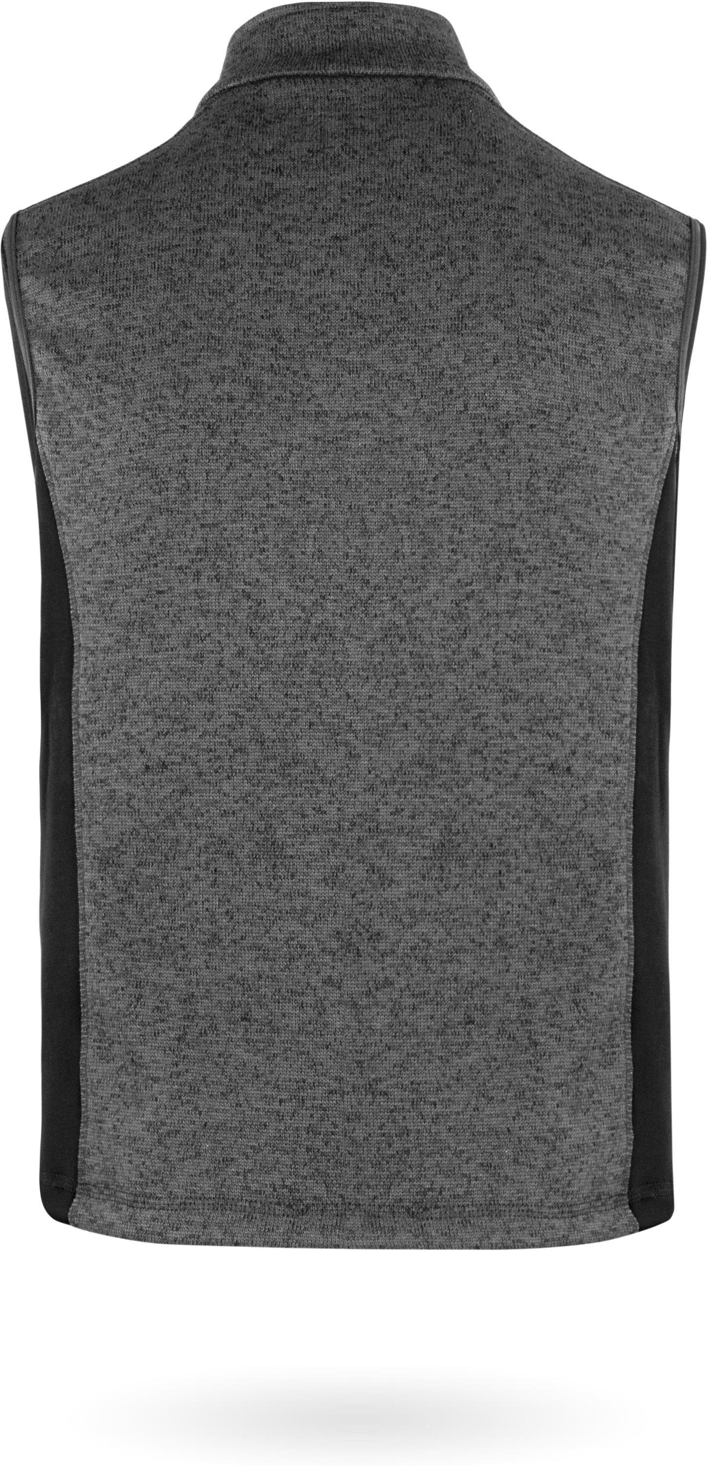 normani Fleeceweste Herren Strick-Fleeceweste Shamattawa Winterweste mit Seitentaschen und Neopren - Ärmellose Strickweste