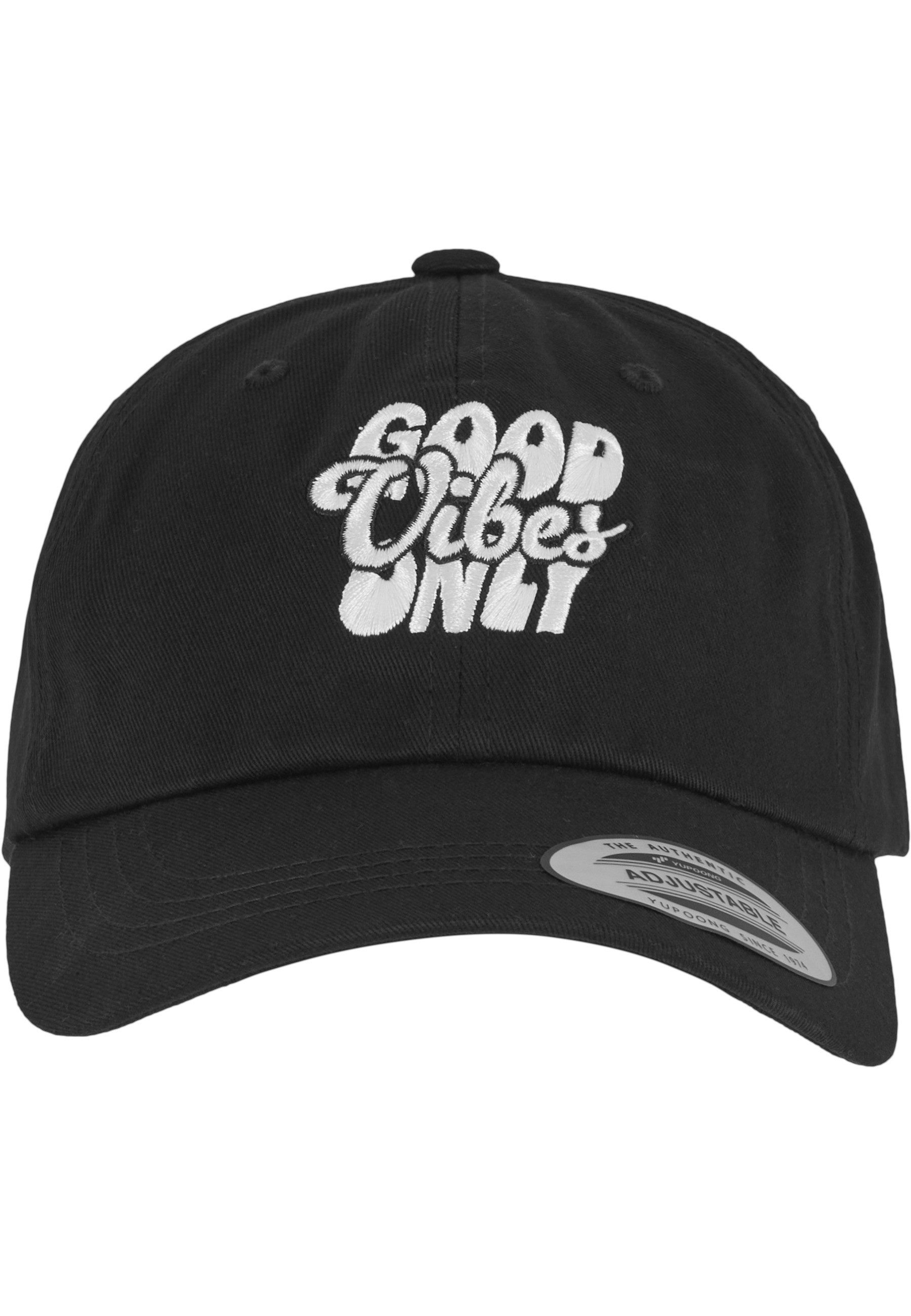 Snapback Cap MisterTee Good Vibes Only Low Profile Cotton Twill