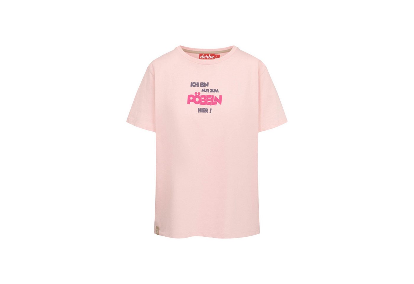 Derbe Print-Shirt Pöbeln