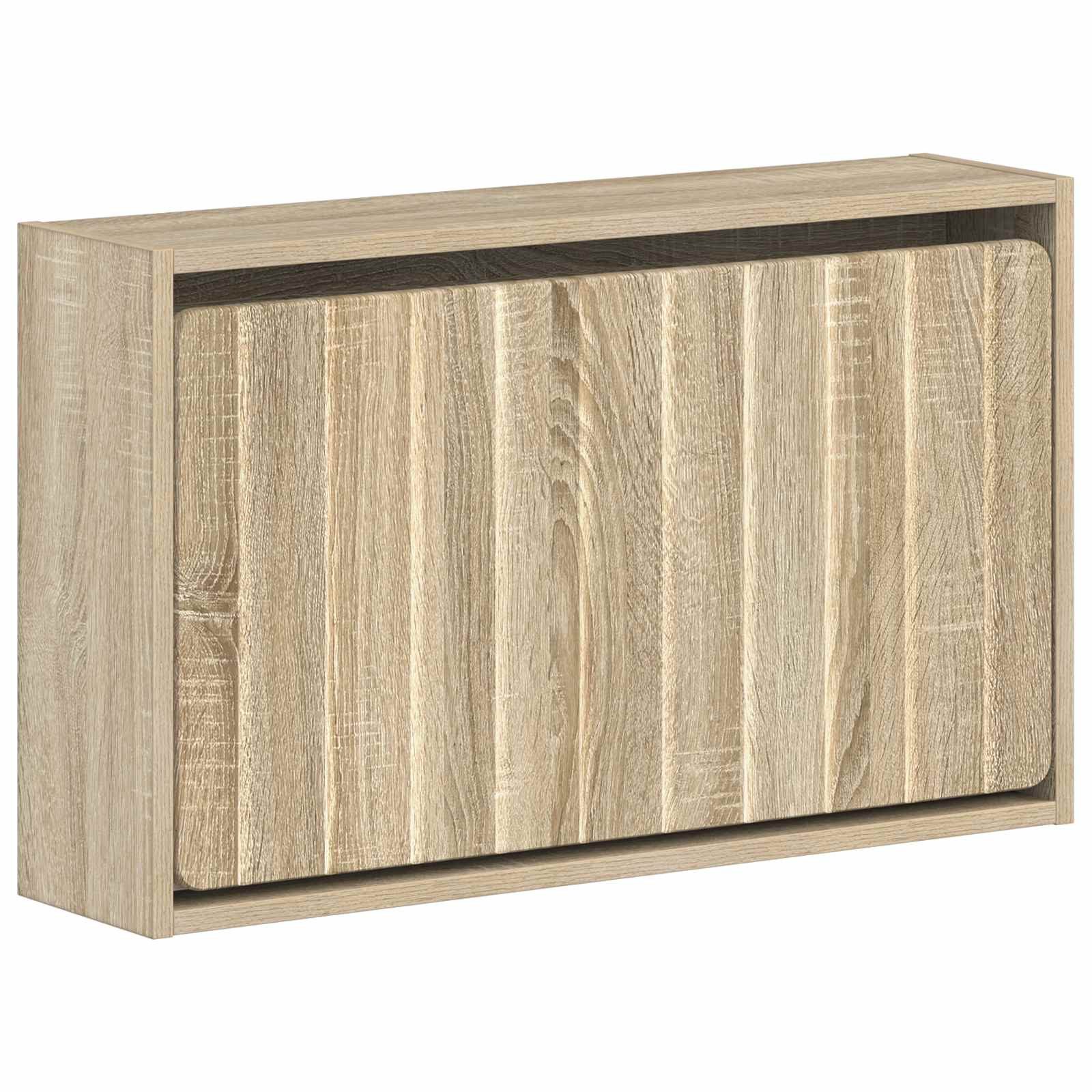 vidaXL Schuhregal Wandmontierter Schuhschrank ZWOLLE 71 x 17 x 43 cm Sonoma-Eiche