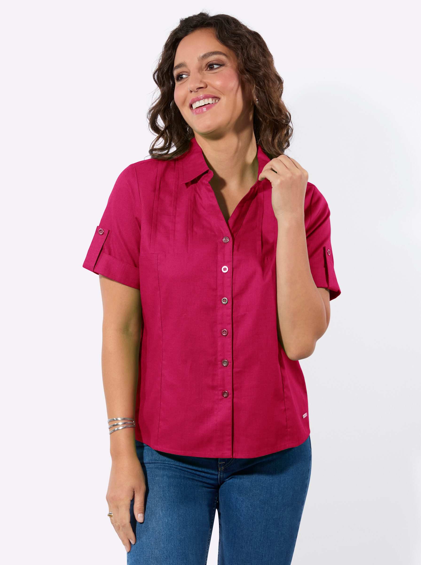 Witt Klassische Bluse Kurzarm-Bluse Kurzarm günstig online kaufen