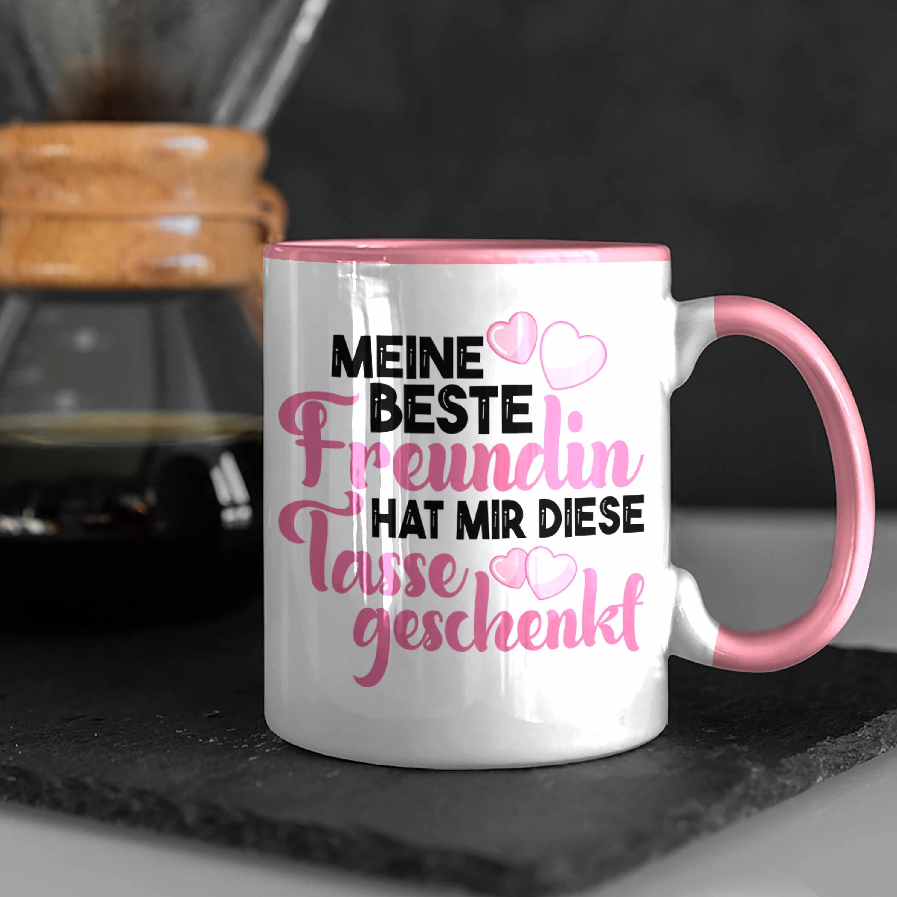 Beste Rosa Freundinnen Trendation Freundin Geschenk Trendation Tasse Beste Geburtstag Spruch Unbiologische - Becher Lustig Schwester Freundinnen Tasse