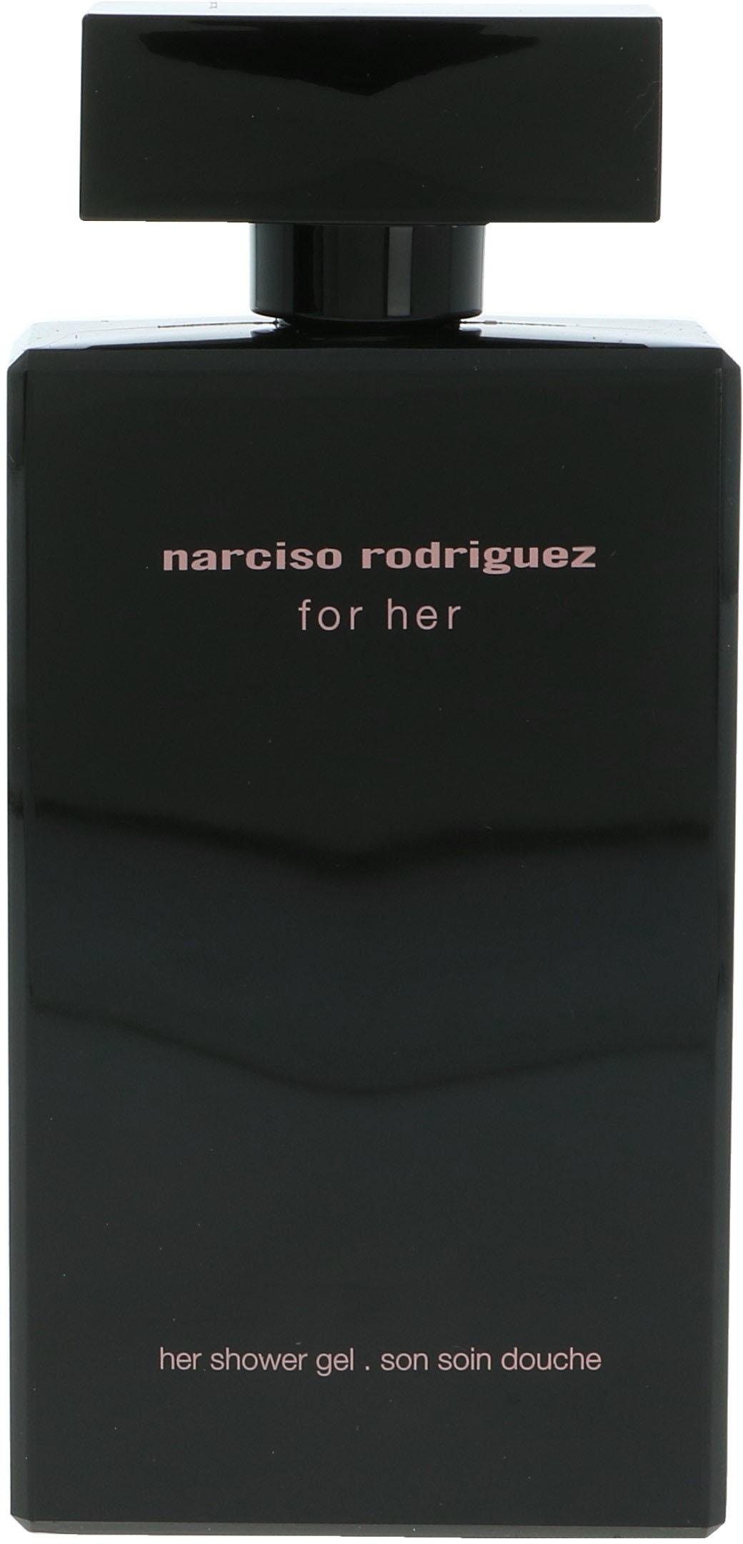 narciso rodriguez Duschgel for her, Blumig-holzige Duftnote, pflegt und schont die Haut, Alltagsduft.
