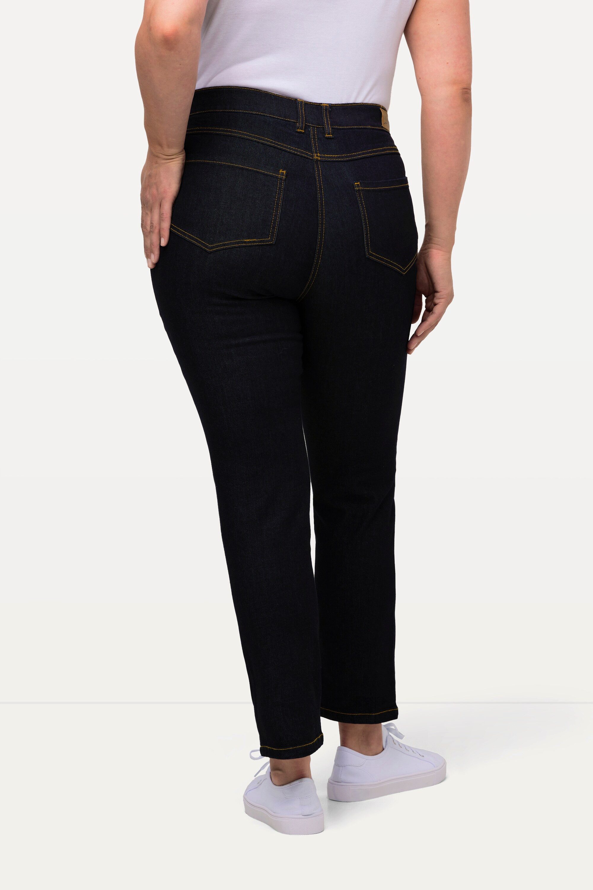 Ulla Popken Funktionshose Jeans Sammy Komfortbund schmale 5-Pocket-Form