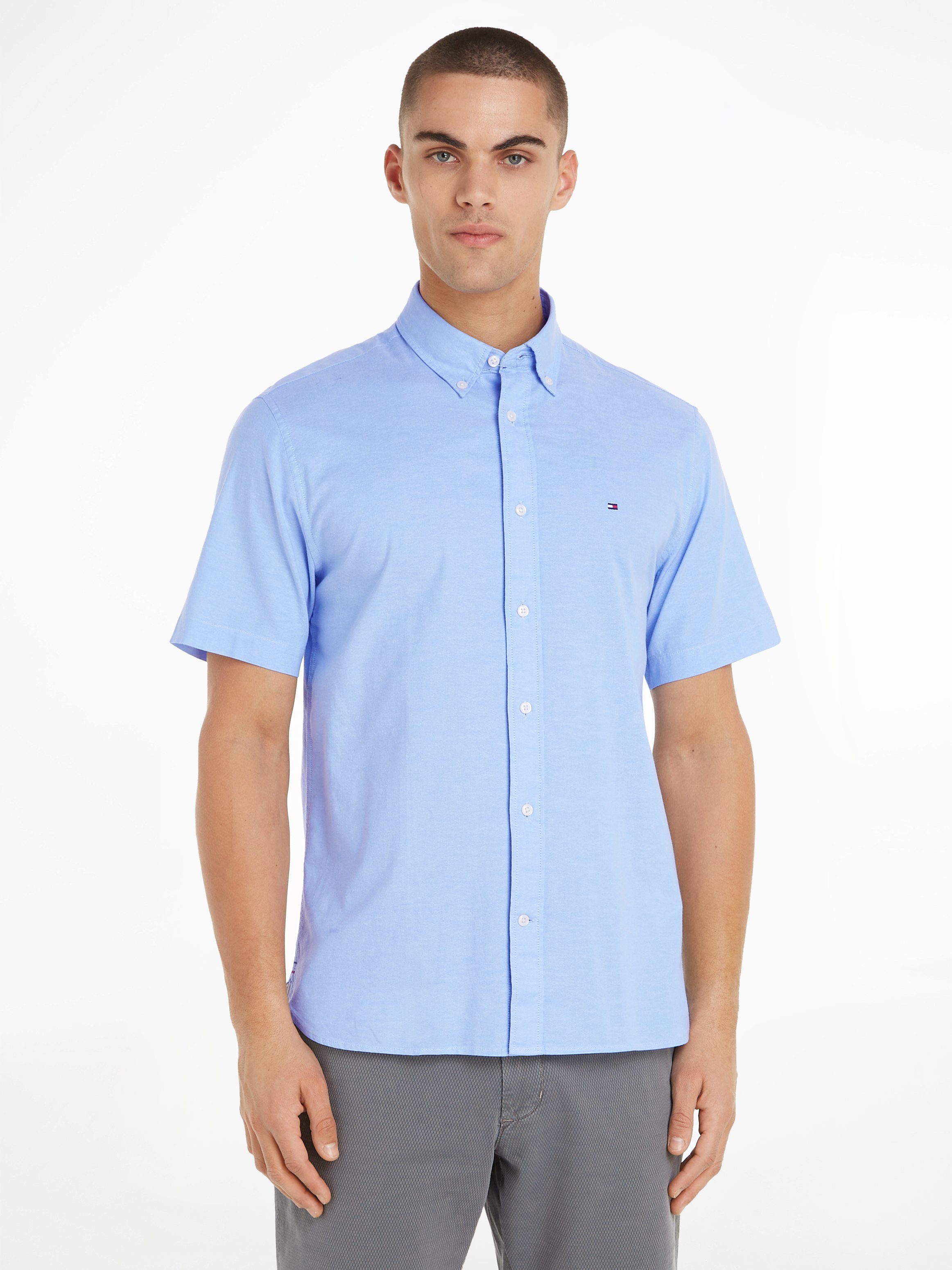 Tommy Hilfiger Kurzarmhemd 1985 FLEX OXFORD günstig online kaufen