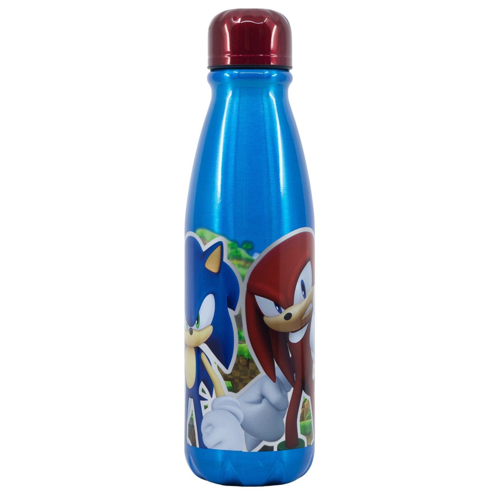 Sonic The Hedgehog Trinkflasche Sonic The Hedgedog ALU Sportflasche Wasserflasche, Flasche 600 ml