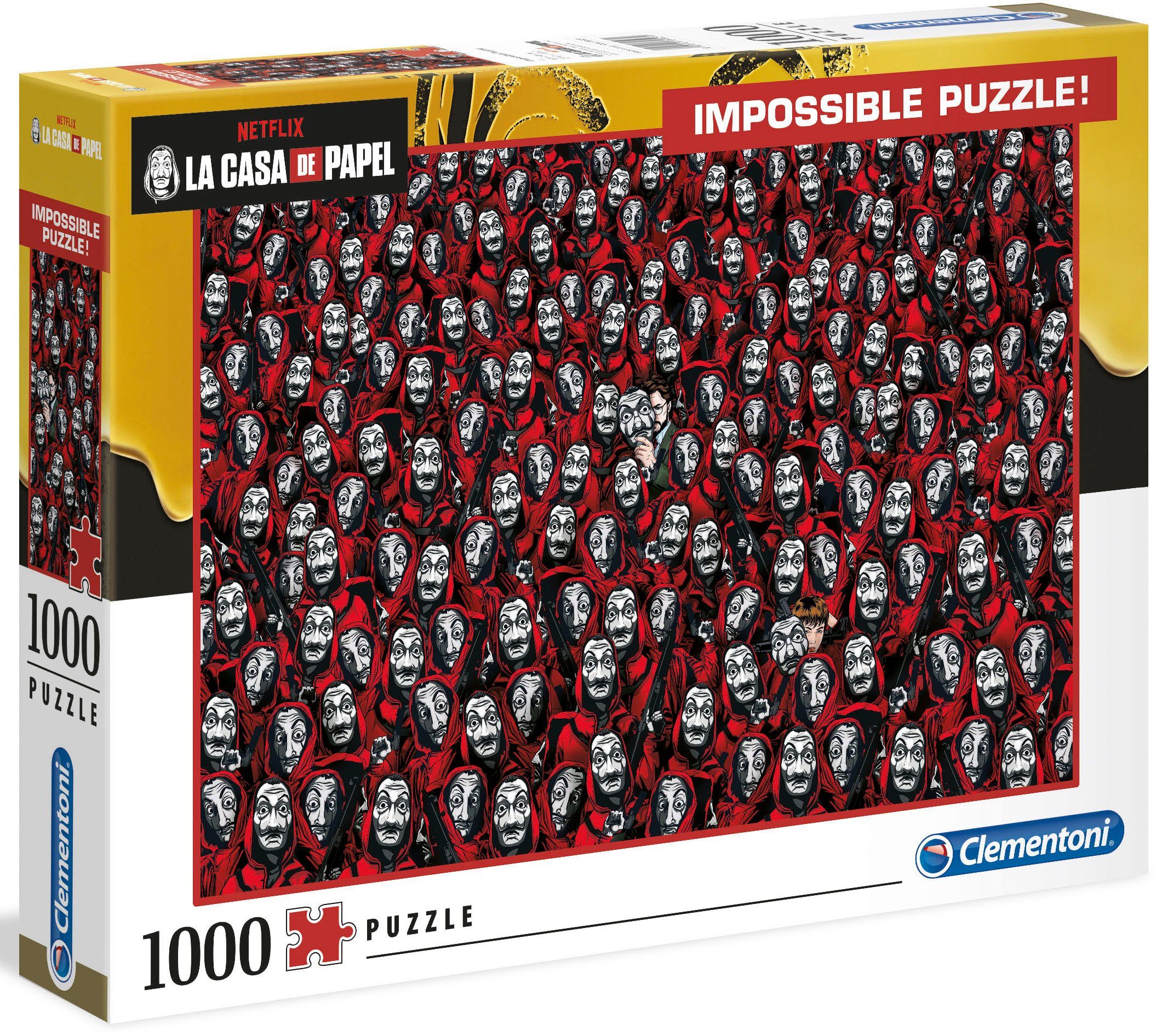 Das 1000 Impossible Puzzleteile, Clementoni® Puzzle in Made Geldes, Europe des Haus Collection,