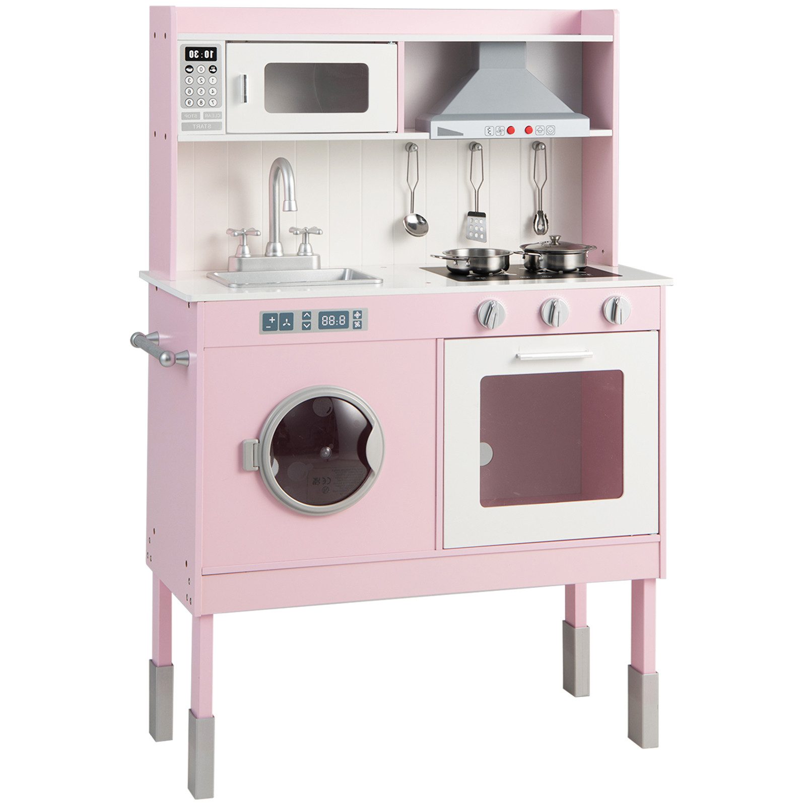 KOMFOTTEU Spielküche Kinderküche MFD, mit Licht- & Soundeffekt für Kinder a günstig online kaufen