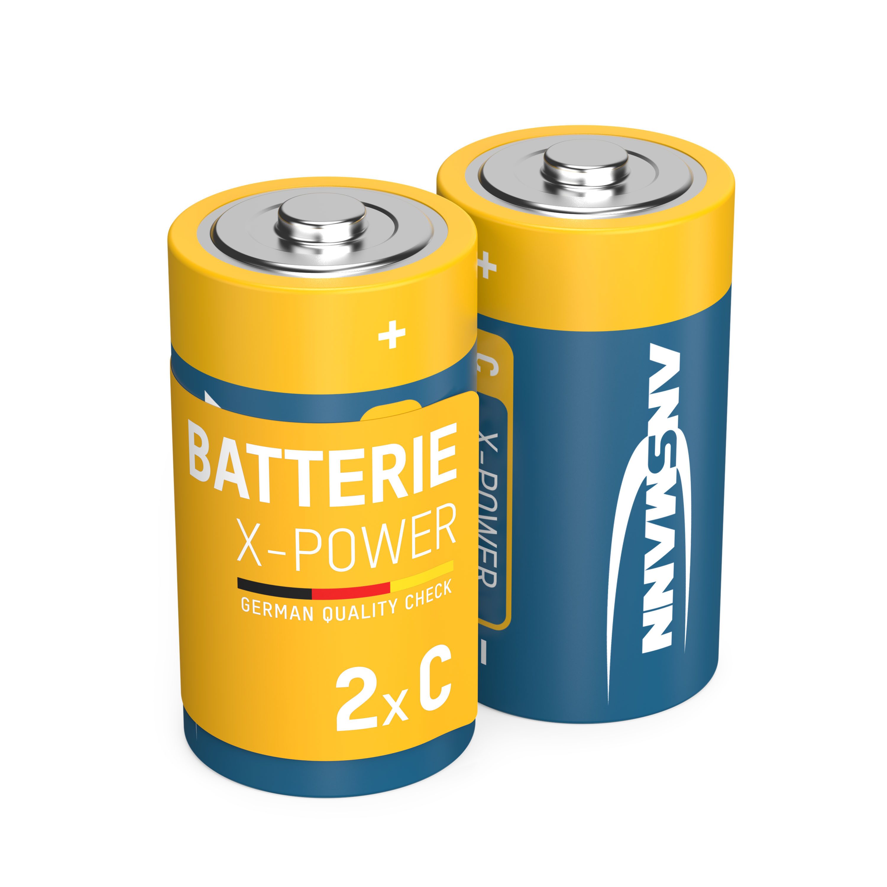 ANSMANN AG 2x X-Power Alkaline Batterie Baby C / LR14 Batterie