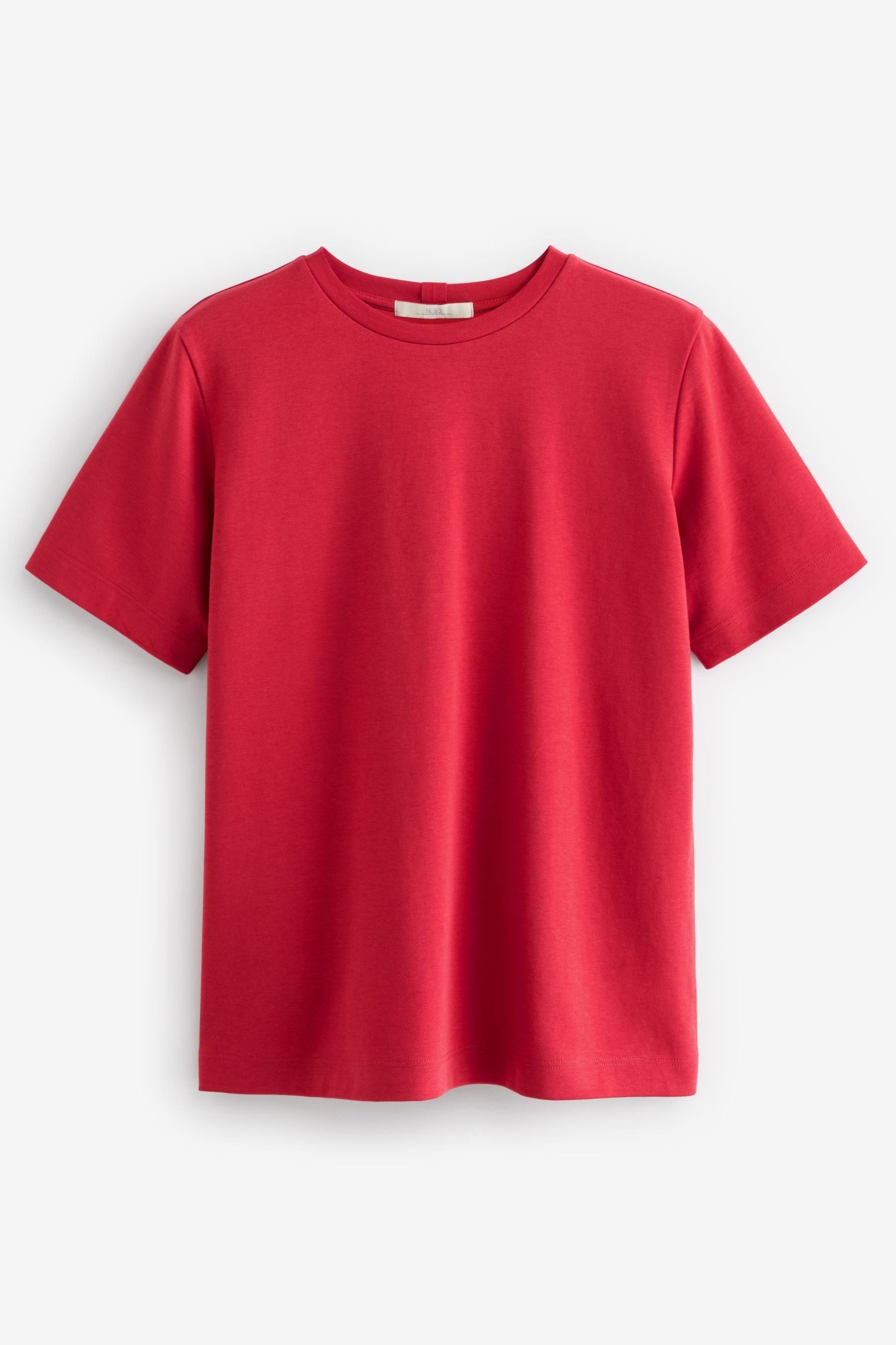 Next T-Shirt Schweres T-Shirt mit Rundhalsausschnitt (1-tlg) günstig online kaufen