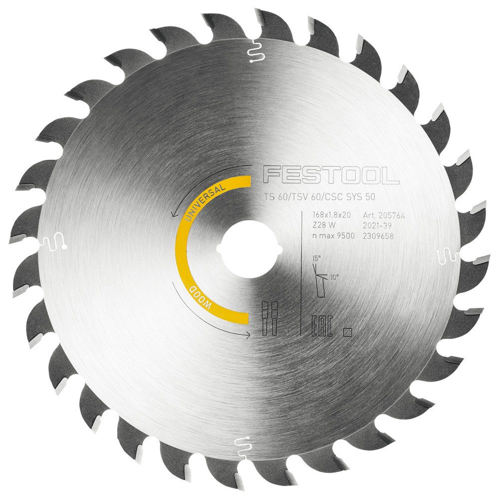 Sägeblatt Kreissägeblatt WOOD UNIVERSAL HW 168x1,8x20 W28