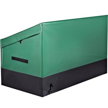 VEVOR Gartenbox 660L Auflagenbox Außenbereich 155x63x75cm Gartenbox aus PE-Plane