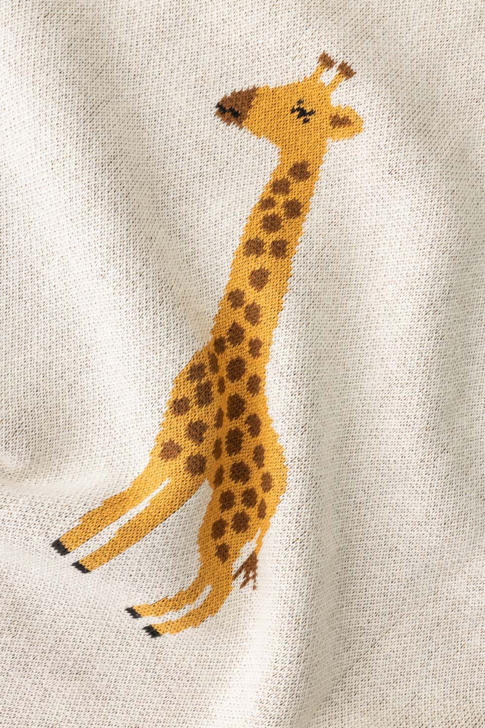 Kinderdecke Babydecke GIRAFFE, Tranquillo