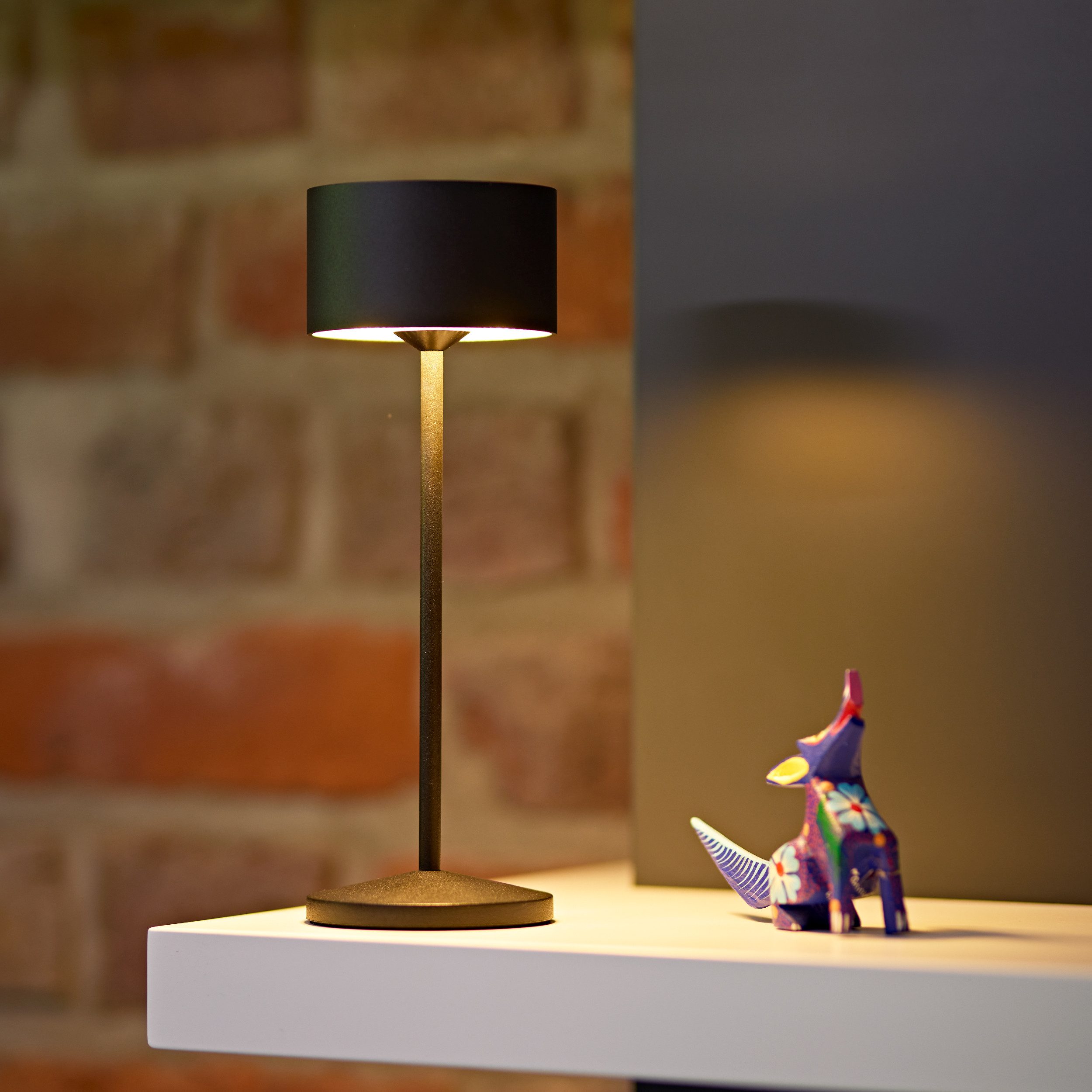 SIGOR LED Tischleuchte Akku-Tischleuchte 3er Set, LED fest integriert, Warmweiß