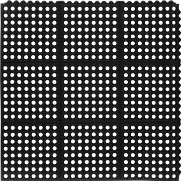 Fußmatte Ringgummimatte Paddockmatte Schmutzmatte Anti-Ermüdungsmatte, Ulsonix, Höhe: 1 mm