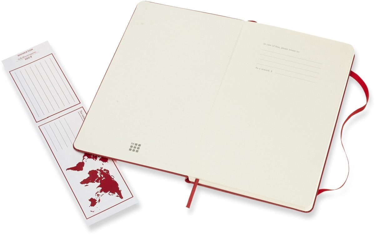 MOLESKINE Notizbuch Notizbuch Large A5 Punktraster Hardcover 120 Blatt scharlachrot