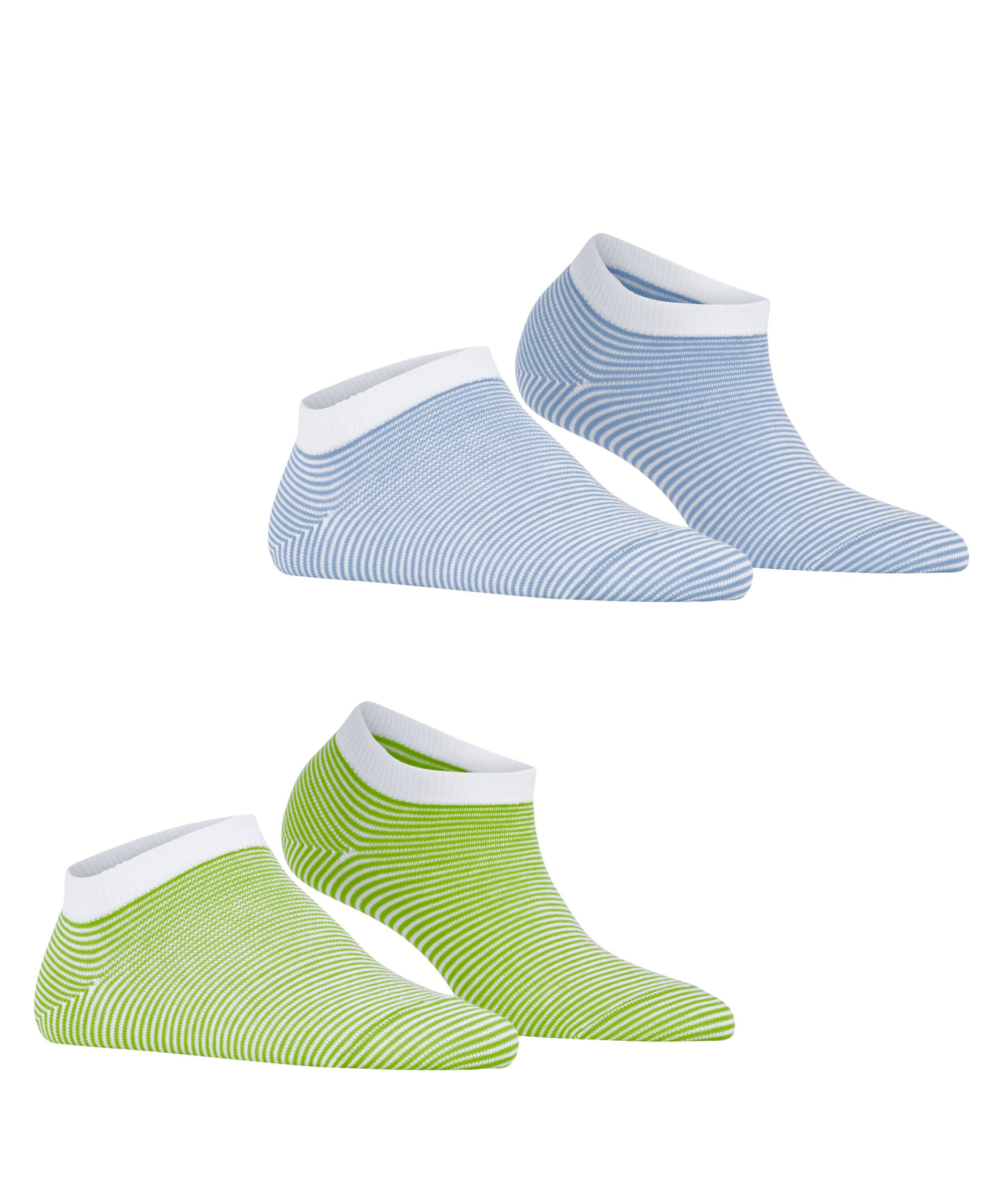 Esprit Sneakersocken Allover Stripe 2-Pack (2-Paar)