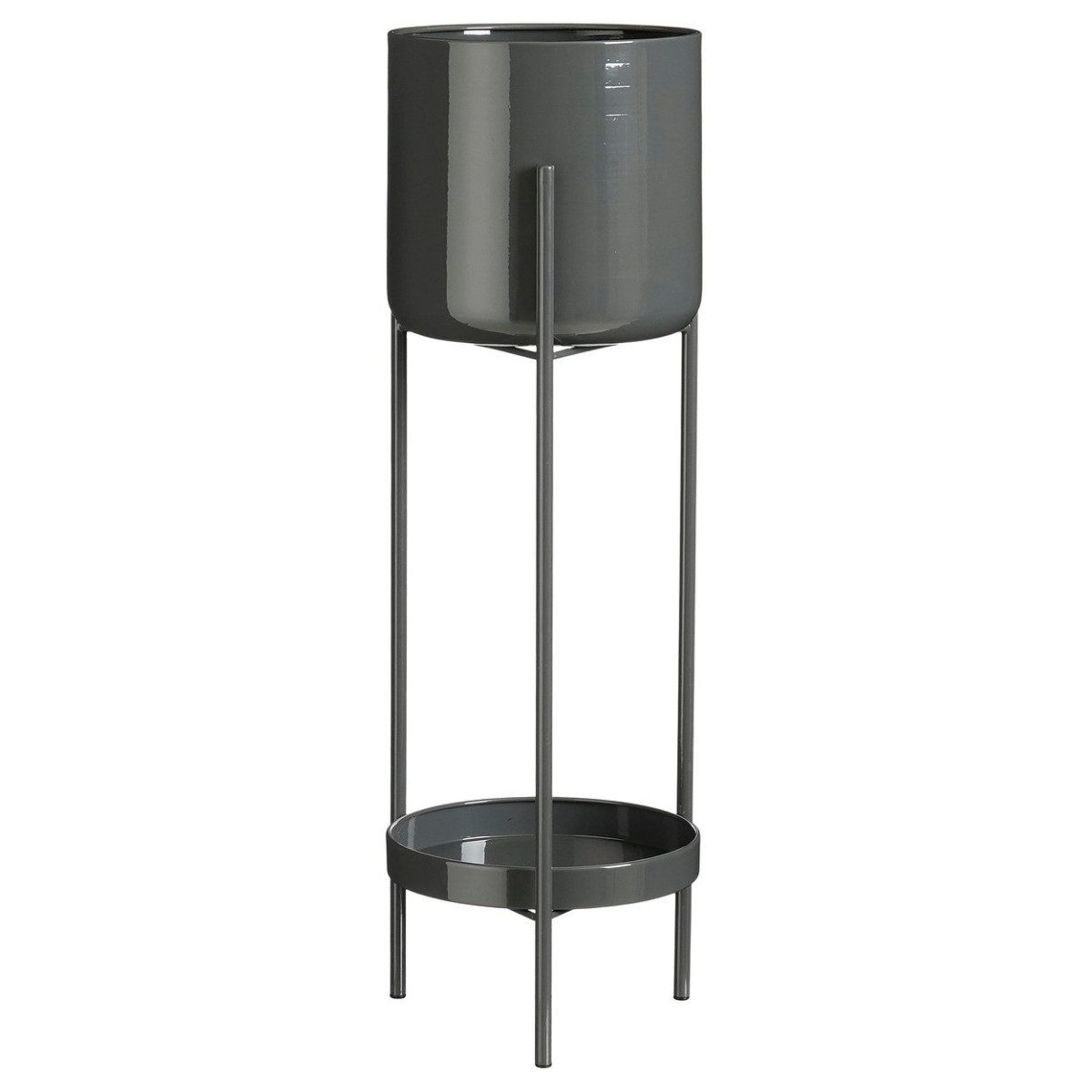 Mica Decorations Blumentopf Mica Decorations Colyn Pflanzenständer 60xØ19 cm Schwarz