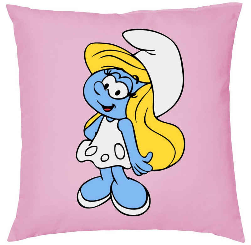 Blondie & Brownie Dekokissen Schlumpfine Schlumpf Schlumpfhausen Papa Schlumpf Smurf