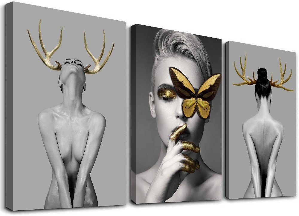 Visario Leinwandbild 3-teiliges Wandbild von Visario, günstig online kaufen