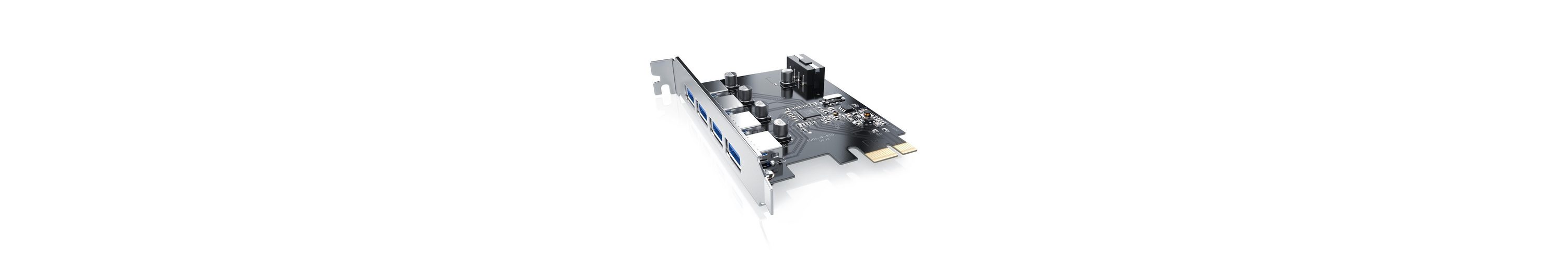 CSL USBAdapter, 4 Port USB 3.0 PCI Express Controllerkarte 4 externe