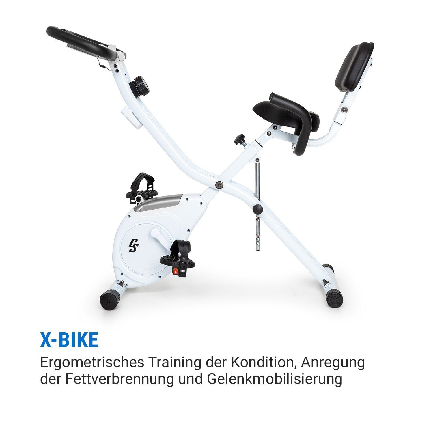 Heimtrainer Hometrainer Standfahrrad Trainingsgerät Heimtrainer Azura Capital (Set), 2 Cardio X-Bike Sports Fahrrad