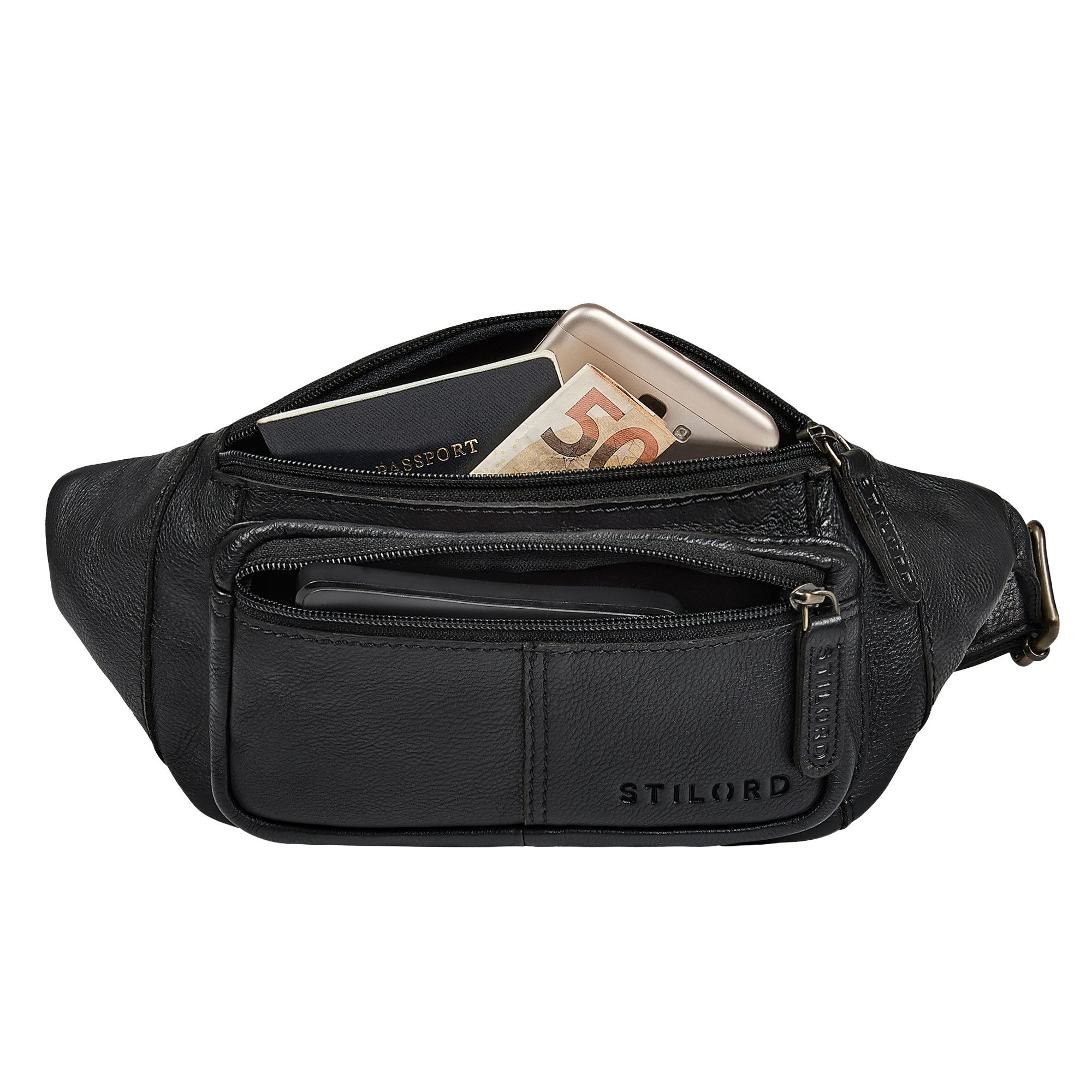 STILORD Bauchtasche "Devon" Vintage Bauchtasche Herren Leder Gürteltasche v günstig online kaufen